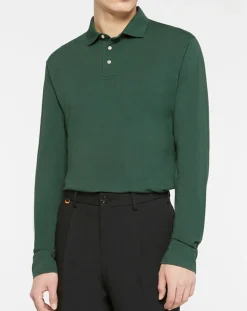 Outlet Hackett London Polo Regular Fit Jersey vert foncé