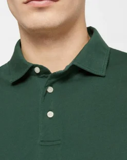 Outlet Hackett London Polo Regular Fit Jersey vert foncé