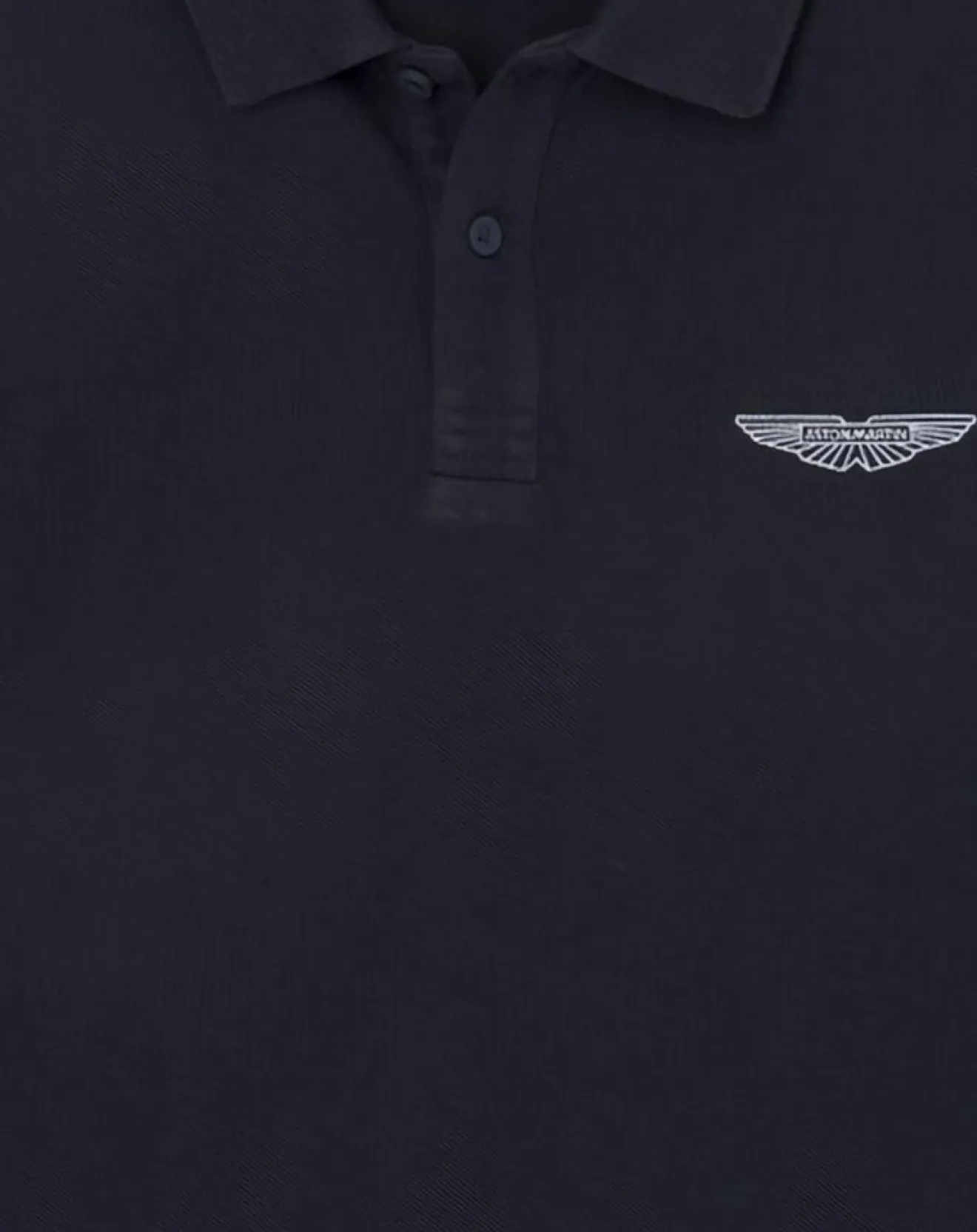 Homme Hackett London Polo Regular Fit manches longues Aston Martin Racing noir