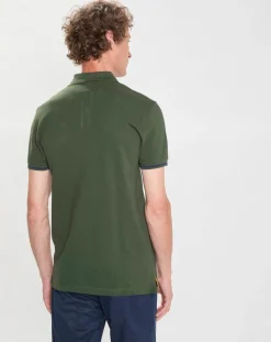 Homme Hackett London Polo Regular Fit manches courtes Numéro vert