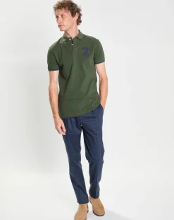 Homme Hackett London Polo Regular Fit manches courtes Numéro vert