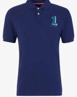 Homme Hackett London Polo Regular Fit Numéro 1 bleu marine