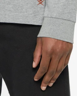 Homme Hackett London Polo Regular Fit zippé gris moyen