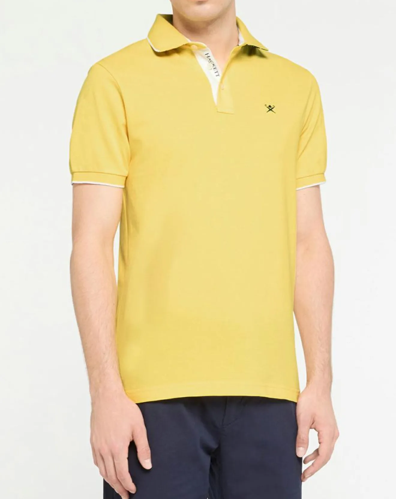Homme Hackett London Polo Slim Fit jaune