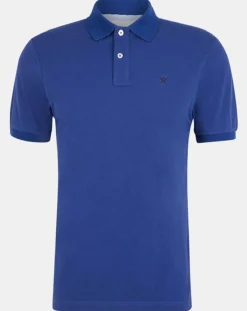 Hot Hackett London Polo Slim Fit uni bleu