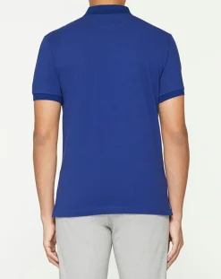 Hot Hackett London Polo Slim Fit uni bleu