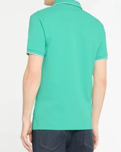 Homme Hackett London Polo Slim Fit vert moyen