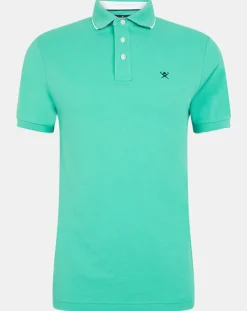 Homme Hackett London Polo Slim Fit vert moyen