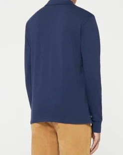 New North Sails Polo Stretch Piqué bleu marine