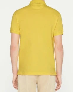 Online Hackett London Polo uni jaune
