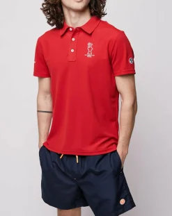 Homme North Sails Polo Valencia Signature rouge