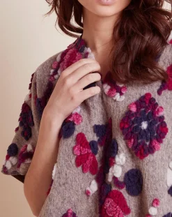 Best Le Chat Poncho en Laine mélangée Mila multicolore