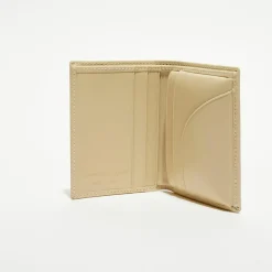 Comme des Garçons Porte-cartes classique en Cuir blanc cassé - 10.5x7.50x2.0 cm