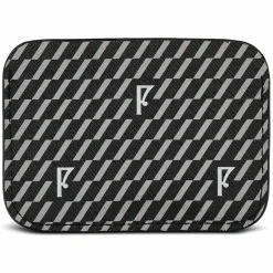 Sale Maison Faret Porte-cartes en Toile enduite noir/blanc - 7.5x10.5x0.5 cm