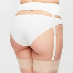 Femme La Perla Porte-jarretelles Love Stone blanc