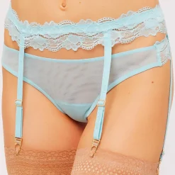 Femme La Perla Porte-jarretelles Whisper aigue-marine