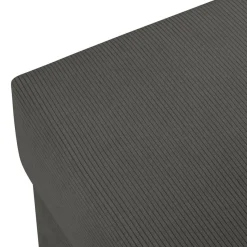 Mazzini Sofas Pouf Quince gris foncé - 64x64x37 cm