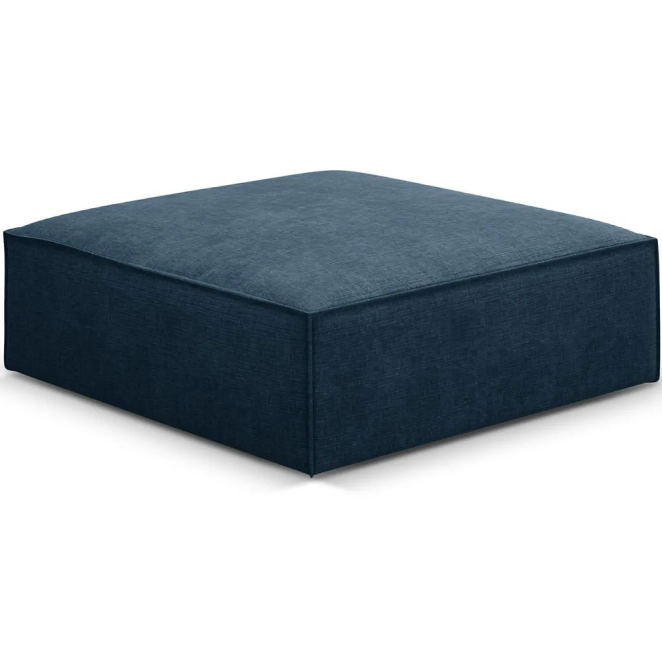 Best Mazzini Sofas Pouf Vanda bleu roi - 100x80x36 cm