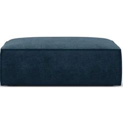 Best Mazzini Sofas Pouf Vanda bleu roi - 100x80x36 cm
