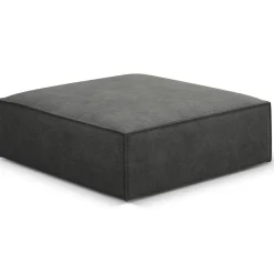Mazzini Sofas Pouf Vanda gris - 100x80x36 cm
