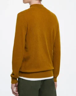 Homme Galeries Lafayette Pull 100% Cachemire col Montant Rachmok camel