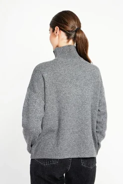 Clearance Assuili Pull à col montant loup