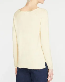 Femme Yerse Pull 100% Coton Bio Maëlys beige