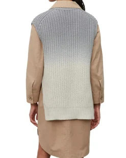 Femme Marc O'Polo Pull 100% Coton Bio Tie & Dye bleu/blanc