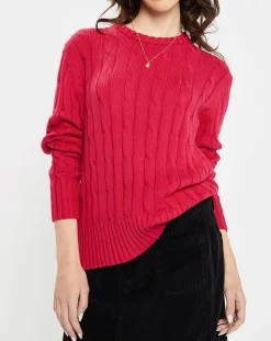 Sale Jodhpur Pull 100% Coton bioologique Bong rose foncé