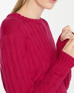 Sale Jodhpur Pull 100% Coton bioologique Bong rose foncé