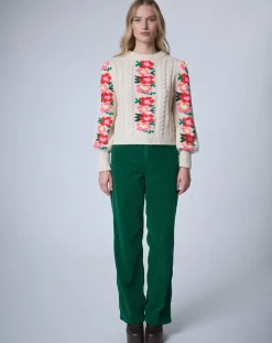 Outlet Manoush Pull 100% Laine Heidi ecru