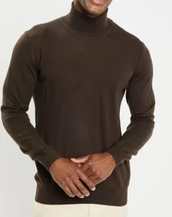 Sale Marc O'Polo Pull 100% Laine marron foncé