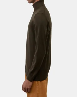 Sale Marc O'Polo Pull 100% Laine marron foncé