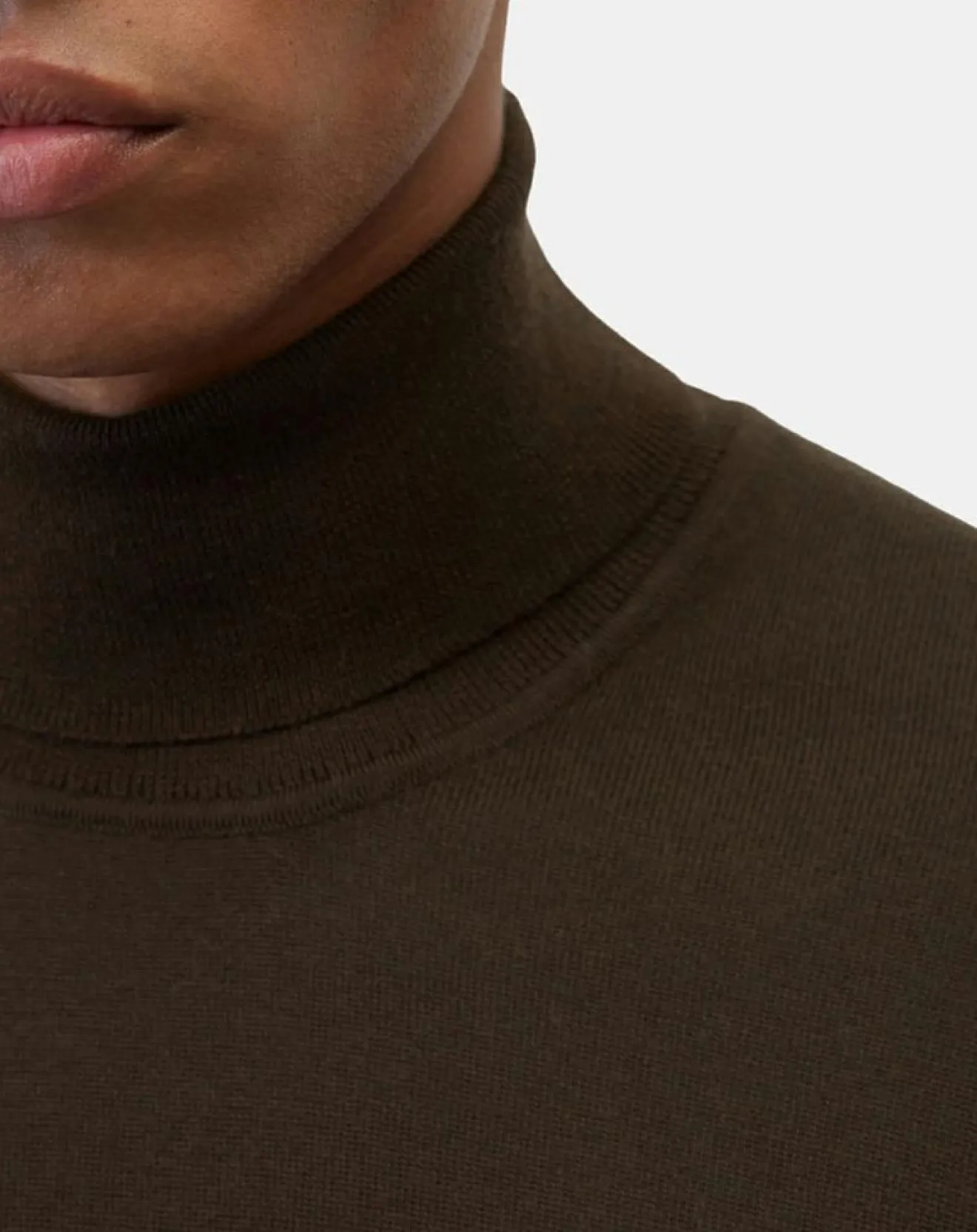 Sale Marc O'Polo Pull 100% Laine marron foncé