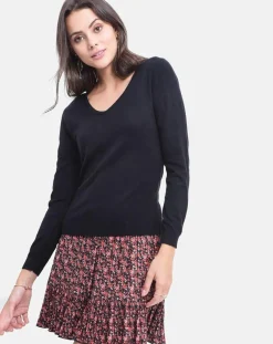 Femme Assuili Pull Alice noir