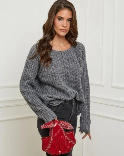 Online L'Armoire de Suzette Pull Camille anthracite