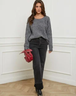 Online L'Armoire de Suzette Pull Camille anthracite