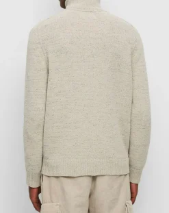 Homme Marc O'Polo Pull camionneur chenille écru