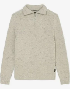 Homme Marc O'Polo Pull camionneur chenille écru