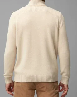 Sale Marc O'Polo Pull Camionneur en Laine & Coton écru