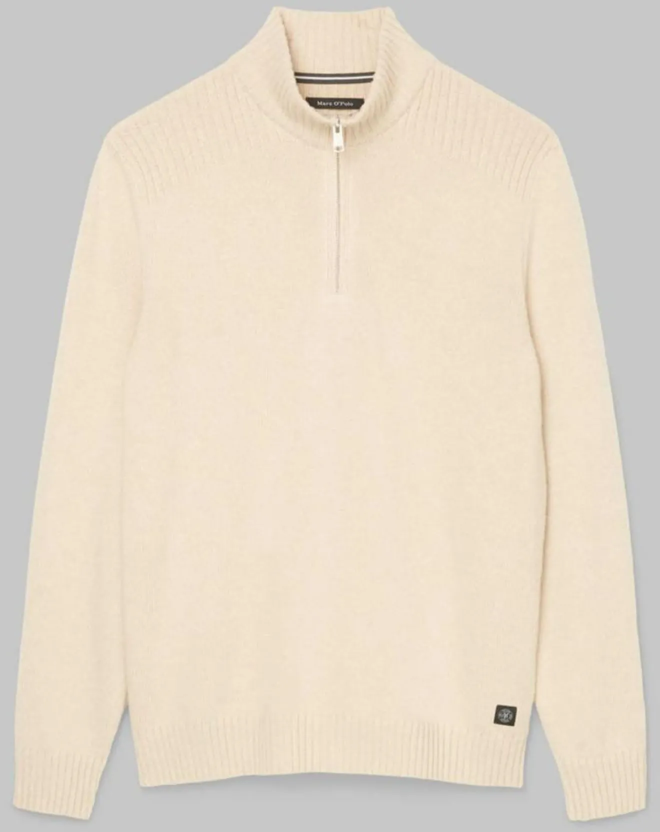 Sale Marc O'Polo Pull Camionneur en Laine & Coton écru