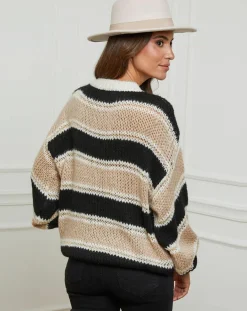 Femme L'Armoire de Suzette Pull Charlotte noir