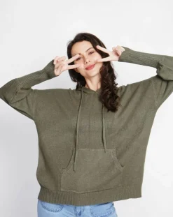 Femme Assuili Pull Clara kaki