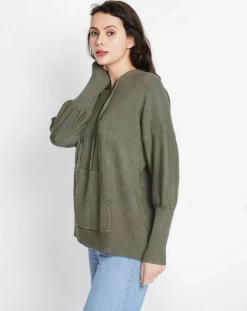 Femme Assuili Pull Clara kaki