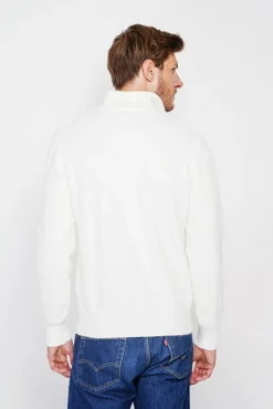 Homme C&Jo Pull col camionneur naturel