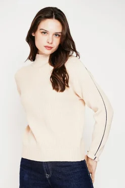 Discount C&Jo Pull col montant crème
