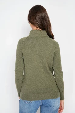 C&Jo Pull col montant kaki