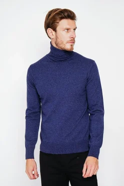 Best C&Jo Pull col roulé bleu nuit