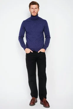 Best C&Jo Pull col roulé bleu nuit