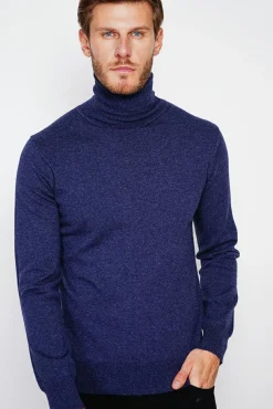 Best C&Jo Pull col roulé bleu nuit